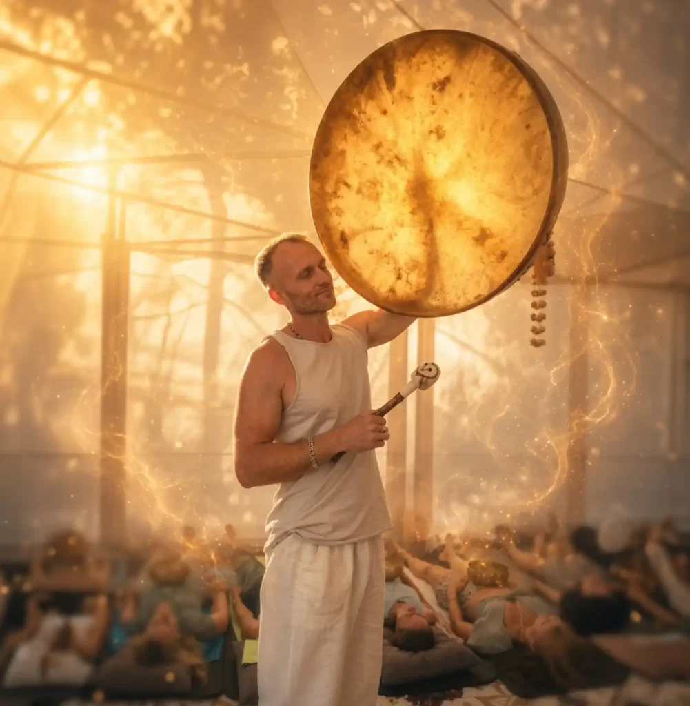 Mother Drum im rituellen Einsatz
